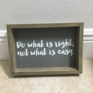 Shadow box picture quote art